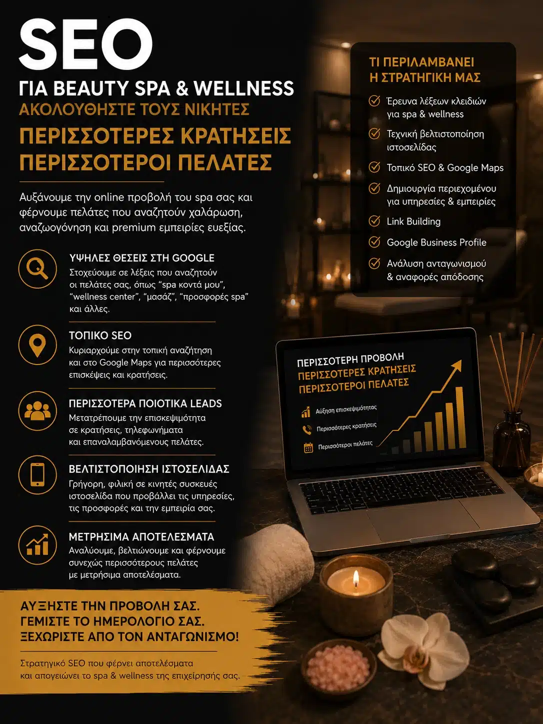 SEO για Beauty Spa & Wellness - Ακολουθήστε τους νικητές