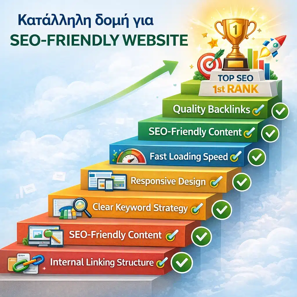 Ποια είναι η κατάλληλη δομή για SEO-friendly website
