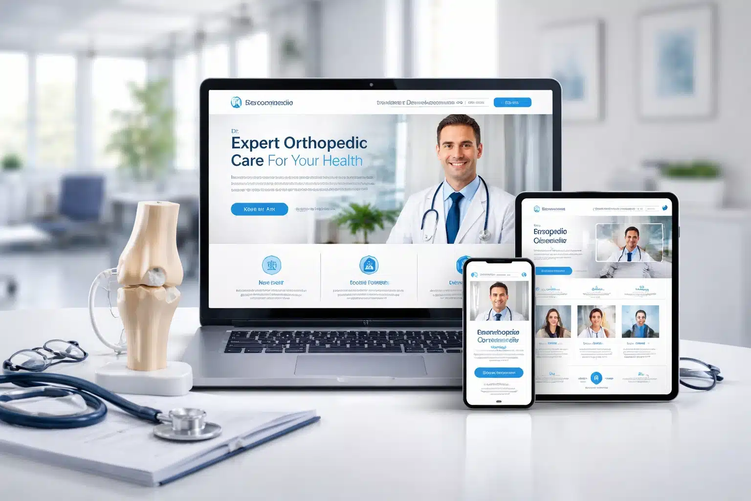 Κατασκευή ιστοσελίδων για Ορθοπαιδικούς